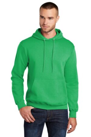 CLOVER GREEN PC78H port & company-core fleece pullover hooded sweatshirt