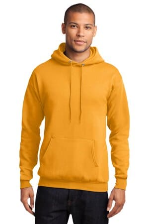 GOLD PC78H port & company-core fleece pullover hooded sweatshirt