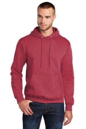 PC78H port & company-core fleece pullover hooded sweatshirt