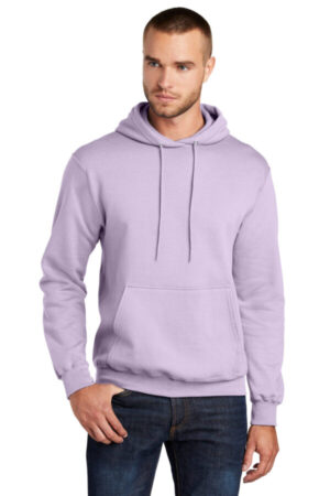 LAVENDER PC78H port & company-core fleece pullover hooded sweatshirt