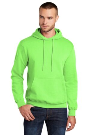 PC78H port & company-core fleece pullover hooded sweatshirt