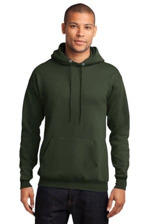 OLIVE PC78H port & company-core fleece pullover hooded sweatshirt