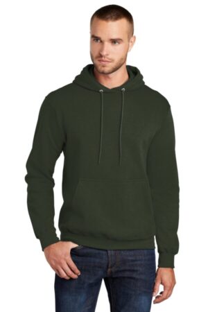 OLIVE PC78H port & company-core fleece pullover hooded sweatshirt