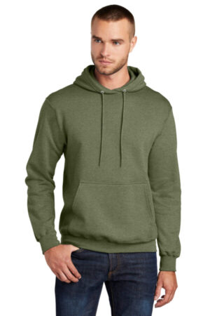 PC78H port & company-core fleece pullover hooded sweatshirt