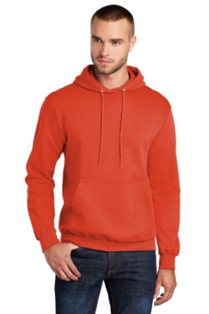 PC78H port & company-core fleece pullover hooded sweatshirt