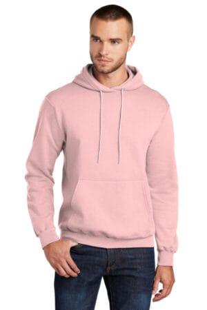 PALE BLUSH PC78H port & company-core fleece pullover hooded sweatshirt