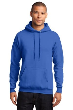 ROYAL PC78H port & company-core fleece pullover hooded sweatshirt