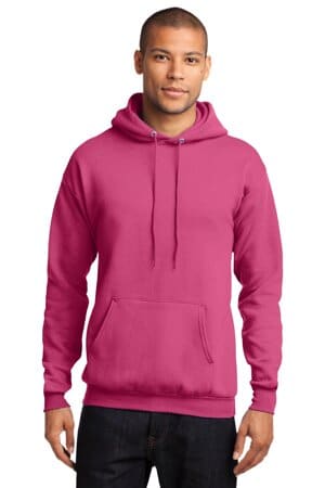 SANGRIA PC78H port & company-core fleece pullover hooded sweatshirt