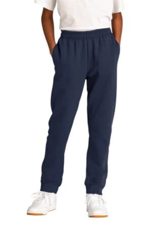 PC78YJ port & company youth core fleece jogger