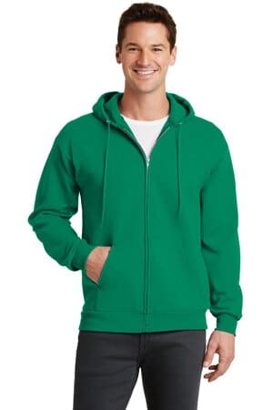 KELLY PC78ZH port & company-core fleece full-zip hooded sweatshirt