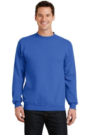 ROYAL PC78 port & company-core fleece crewneck sweatshirt