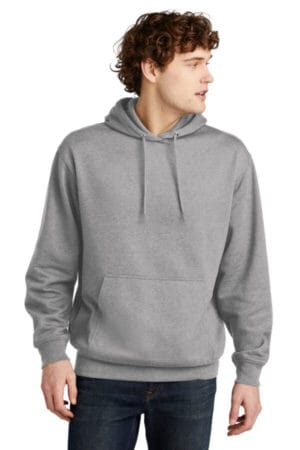 ATHLETIC HEATHER PC79H port & company fleece pullover hooded sweatshirt