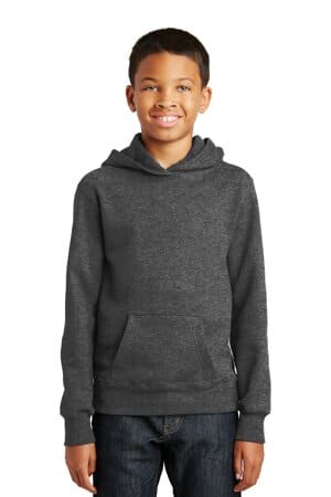 PC850YH port & company youth fan favorite fleece pullover hooded sweatshirt