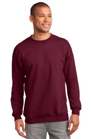 CARDINAL PC90 port & company-essential fleece crewneck sweatshirt