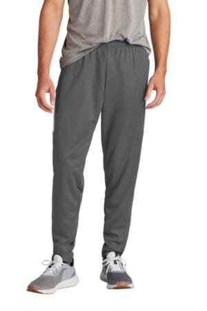 IRON GREY/ WHITE PST800 sport-tek travel pant