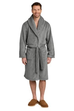 FROST GREY R104 port authority dream plush robe