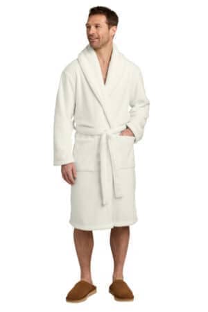 MARSHMALLOW R104 port authority dream plush robe