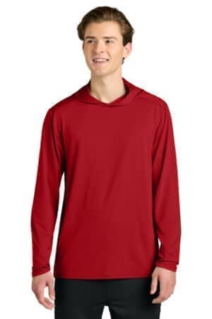 RED RED RA7110LSH richardson clutch long sleeve hoodie