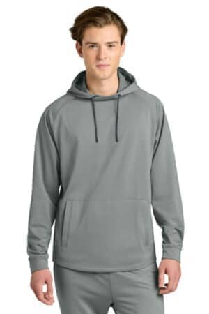GREY RA7200LSH richardson charge performance fleece long sleeve hoodie