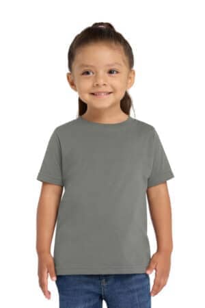 CHARCOAL RS3321 rabbit skins toddler fine jersey tee