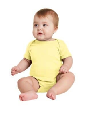 BANANA BANANA RS4400 rabbit skins infant short sleeve baby rib bodysuit