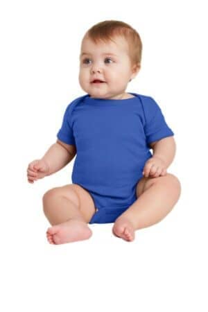 ROYAL ROYAL RS4400 rabbit skins infant short sleeve baby rib bodysuit
