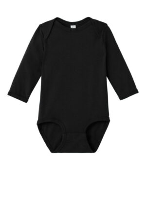 BLACK RS4421 rabbit skins infant long sleeve jersey bodysuit