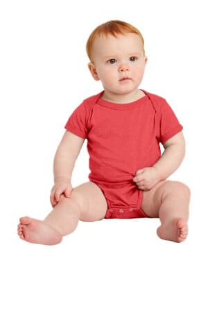 VINTAGE RED RS4424 rabbit skins infant vintage fine jersey bodysuit 