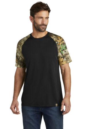 RU151 russell outdoors realtree colorblock performance tee