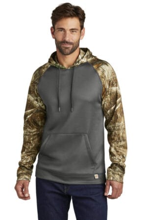 RU451 russell outdoors realtree performance colorblock pullover hoodie