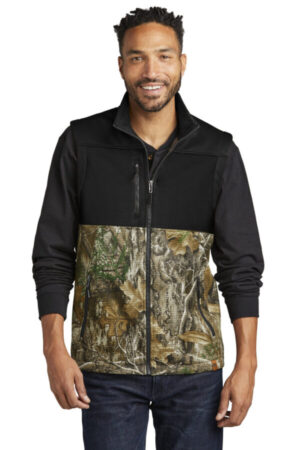 RU604 russell outdoors realtree atlas colorblock soft shell vest