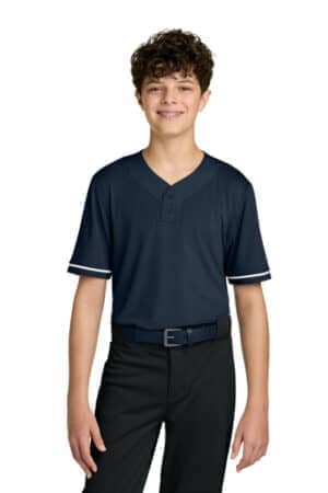 NAVY RY7910 richardson youth select 2-button baseball jersey