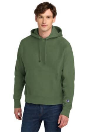 FRESH OLIVE FRESH OLIVE S101 champion reverse weave hooded sweatshirt