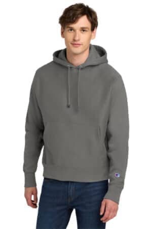STONE GRAY STONE GRAY S101 champion reverse weave hooded sweatshirt