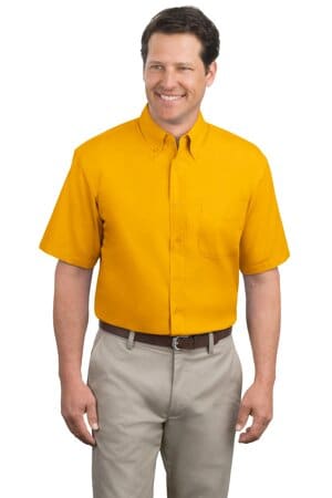 GOLD S508 port authority short sleeve easy care shirt