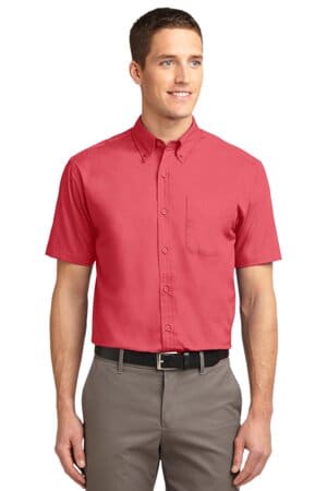 HIBISCUS S508 port authority short sleeve easy care shirt