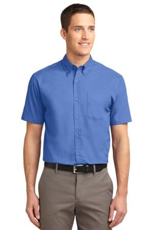 ULTRAMARINE BLUE S508 port authority short sleeve easy care shirt