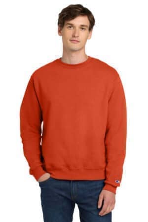 ORANGE S6000 champion powerblend crewneck sweatshirt