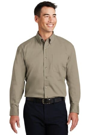 S600T port authority long sleeve twill shirt
