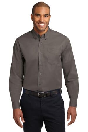 BARK S608 port authority long sleeve easy care shirt