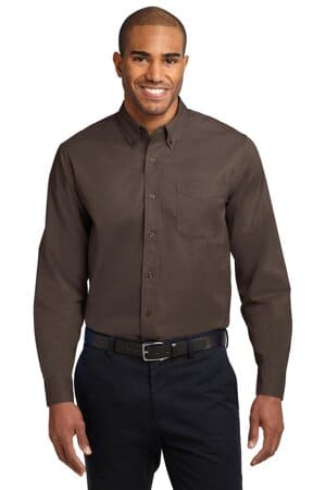 S608 port authority long sleeve easy care shirt