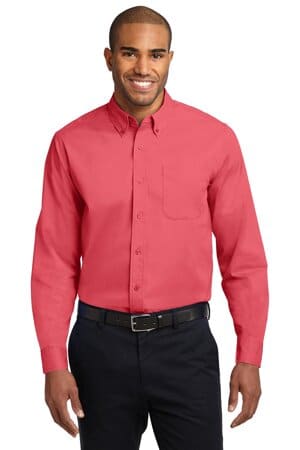 HIBISCUS S608 port authority long sleeve easy care shirt