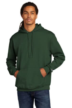 DARK GREEN S700 champion powerblend pullover hoodie