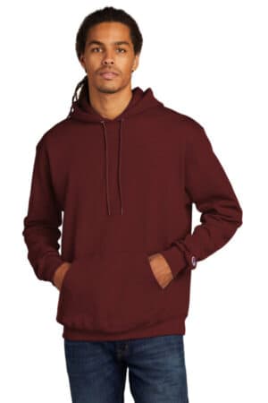 MAROON S700 champion powerblend pullover hoodie