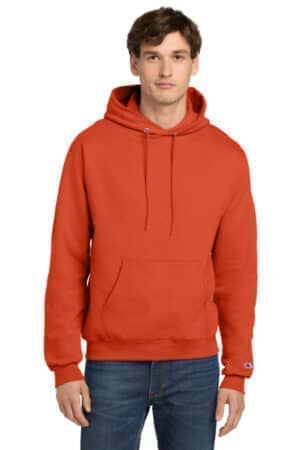 ORANGE S700 champion powerblend pullover hoodie