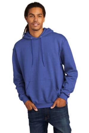 ROYAL BLUE HEATHER S700 champion powerblend pullover hoodie