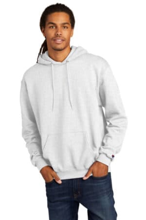 SILVER GREY S700 champion powerblend pullover hoodie