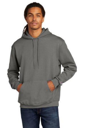 STONE GRAY S700 champion powerblend pullover hoodie