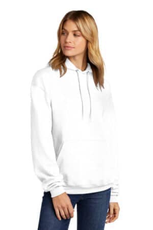 WHITE S700 champion powerblend pullover hoodie