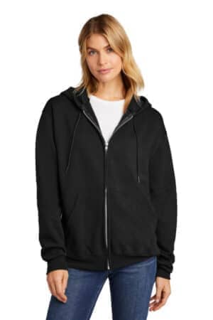 BLACK BLACK S800 champion powerblend full-zip hoodie